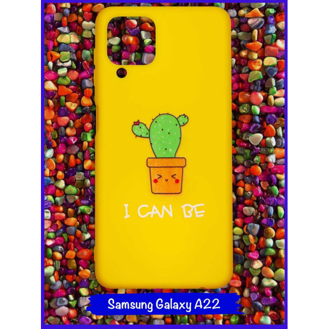 Чехол дизайнерский для Samsung Galaxy A22. Кактус / I can be.