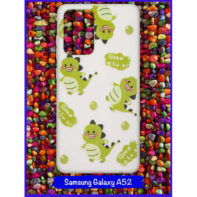 Чехол дизайнерский для Samsung Galaxy A52. Good Luck (Dragon).