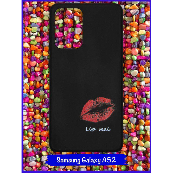 Чехол дизайнерский для Samsung Galaxy A52. Lip seal.