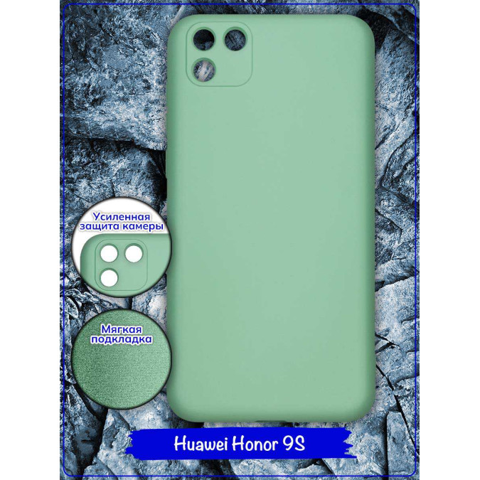 Чехол для Huawei Honor 9S / Huawei Y5P. Soft touch premium. Бирюзовый.