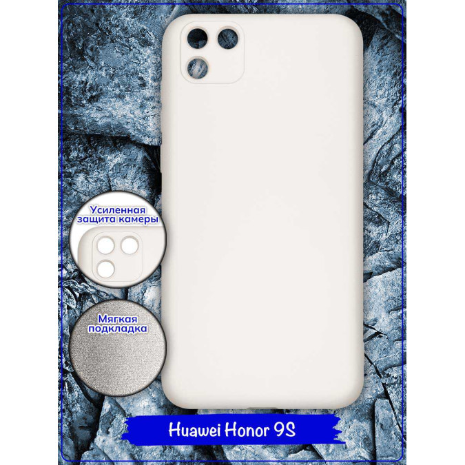 Чехол для Huawei Honor 9S / Huawei Y5P. Soft touch premium. Белый.