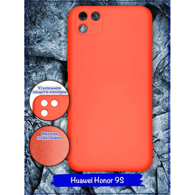 Чехол для Huawei Honor 9S / Huawei Y5P. Soft touch premium. Коралловый.