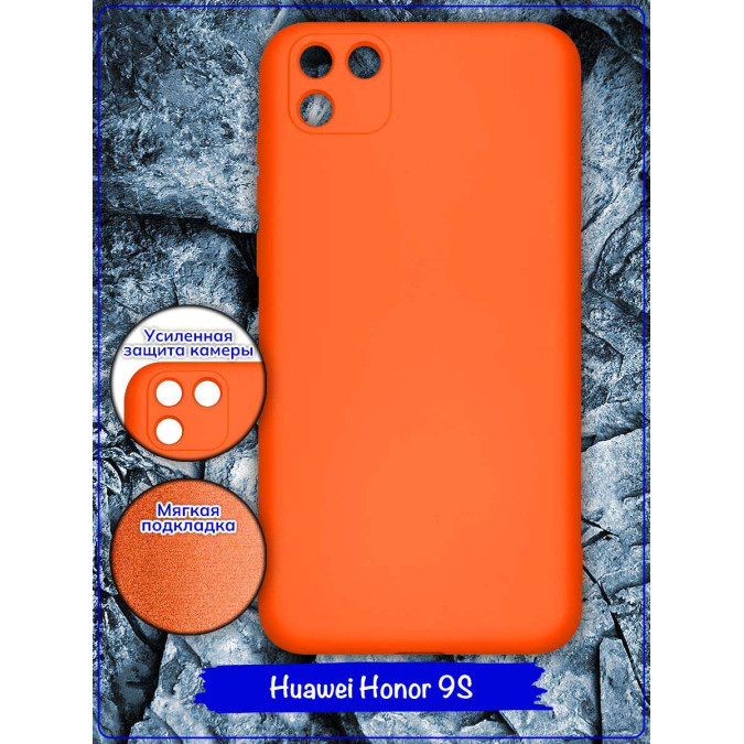 Чехол для Huawei Honor 9S / Huawei Y5P. Soft touch premium. Оранжевый.