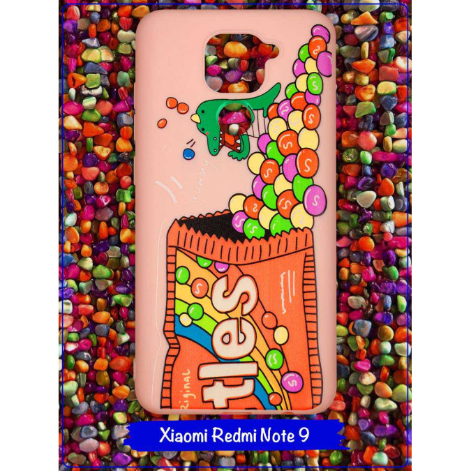 Чехол дизайнерский для Xiaomi Redmi Note 9 / Xiaomi Redmi 10X 4G / Xiaomi Redmi 10X PRO 4G. Skittles.