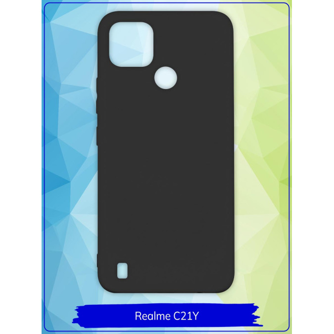 Чехол для Realme C21Y. Черный.