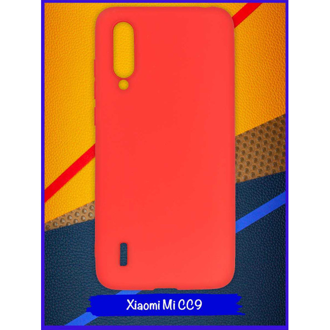 Чехол для Xiaomi Mi CC9 / Xiaomi Mi9 Lite / Xiaomi Mi A3 Lite. Силиконовый. Красный.