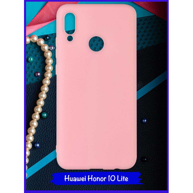 Чехол для Huawei Honor 10 Lite / Huawei P Smart (2019). Розовый. Soft touch.