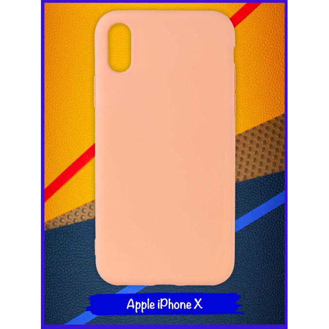 Чехол Ultra для Apple Iphone X / Apple Iphone XS. Персиковый.