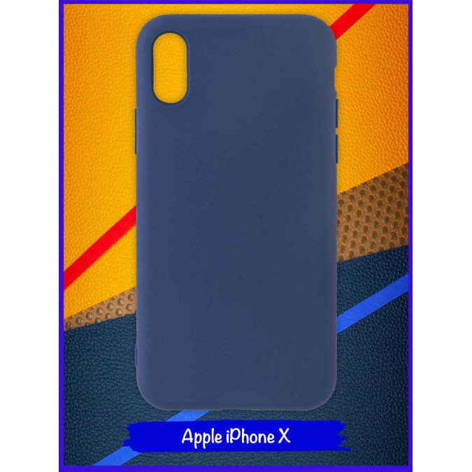 Чехол Ultra для Apple Iphone X / Apple Iphone XS. Темно-синий.