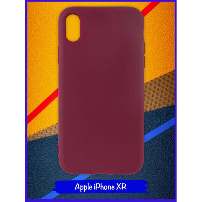 Чехол Ultra для Apple Iphone XR. Бордовый.