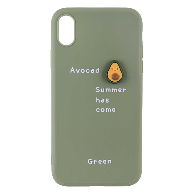 Чехол 3D для Apple Iphone XR. Авокадо. Avocado Summer has come.