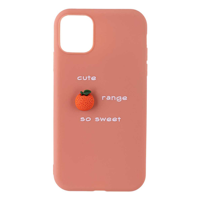 Чехол 3D для Apple Iphone 11. Апельсин. Cute orange so sweet.