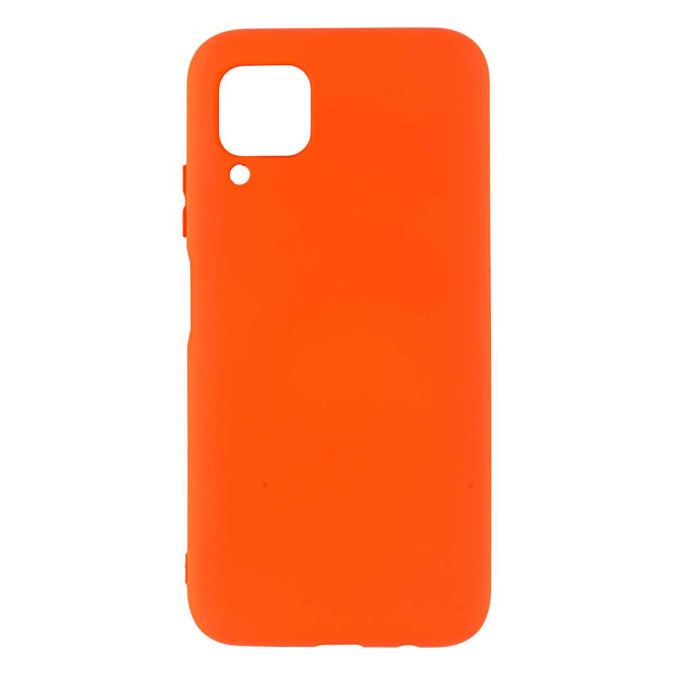 Чехол для Huawei P40 Lite. Soft touch premium. Оранжевый.