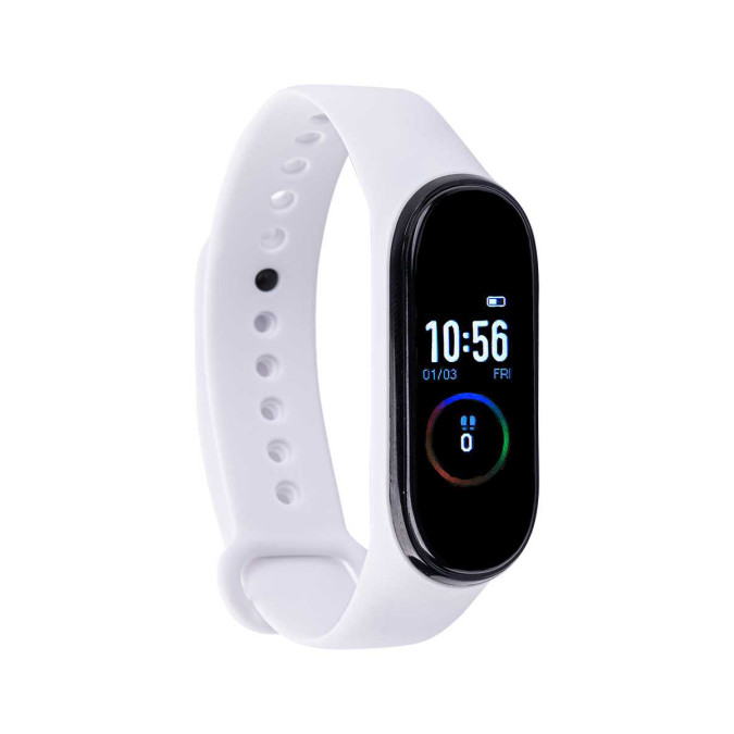 Ремешок для Xiaomi Mi Band 3/4. Силикон. Белый.