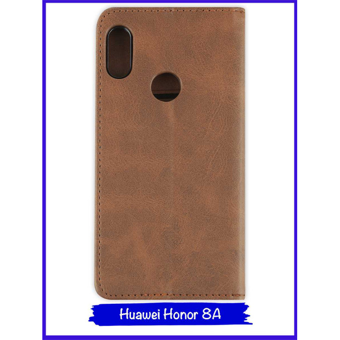 Чехол-книжка Ultra для Huawei Honor 8A / Huawei Y6s (2019) / Huawei Y6 Prime (2019). Коричневый.