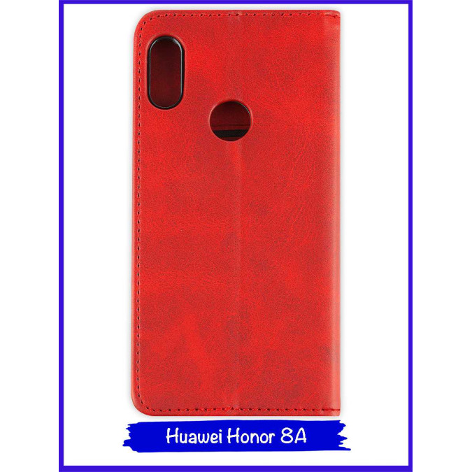 Чехол-книжка Ultra для Huawei Honor 8A / Huawei Y6s (2019) / Huawei Y6 Prime (2019). Красный.