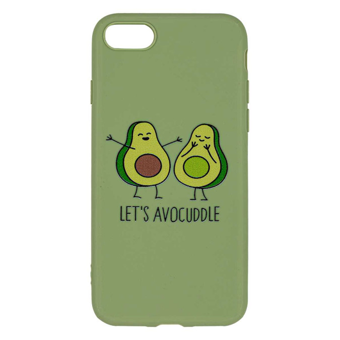 Чехол дизайнерский для Apple Iphone 7 / Apple Iphone 8. Let's avocuddle.