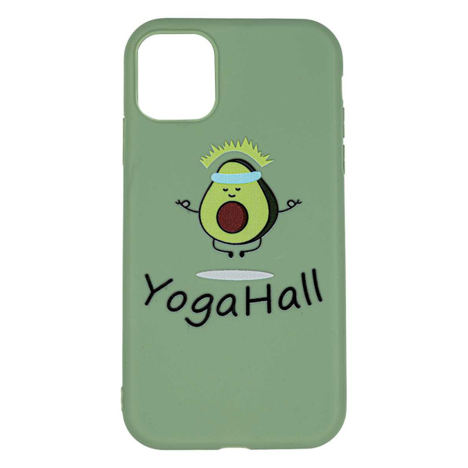 Чехол дизайнерский для Apple Iphone 11. YogaHall.