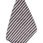 Полотенце кухонное. Полоска. Коричневое.