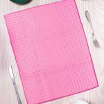 Коврик для сушки посуды. Розовый.
