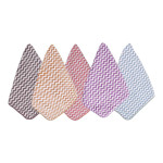 Набор кухонных полотенец волна(5 шт.).  Комплект 1.