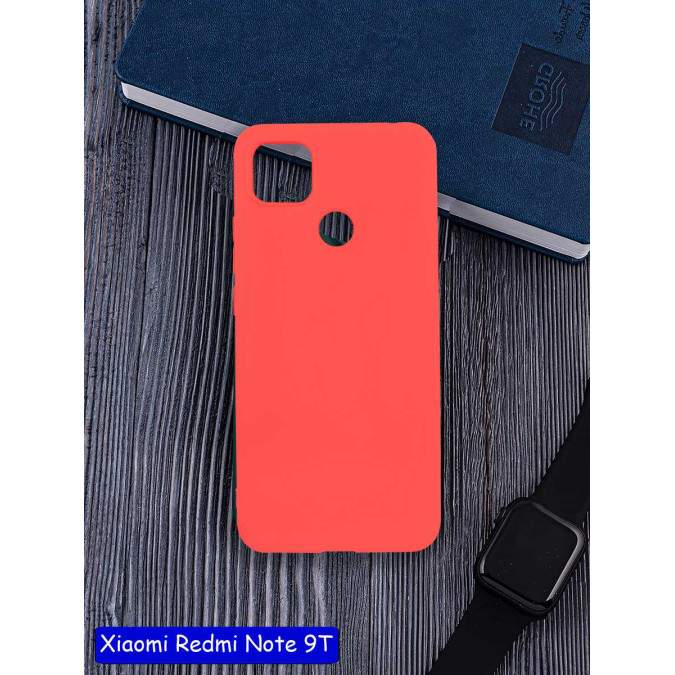 Чехол для Xiaomi Redmi 9C. Силиконоый. Красный.