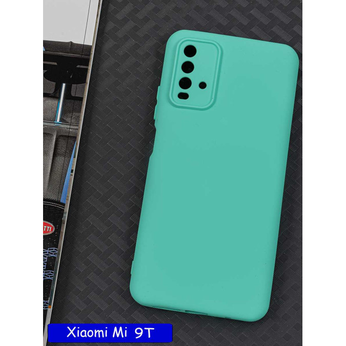 Чехол для Xiaomi Redmi 9T 2021. Бирюзовый.