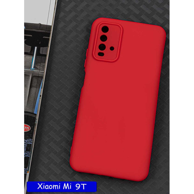 Чехол для Xiaomi Redmi 9T 2021. Алый.