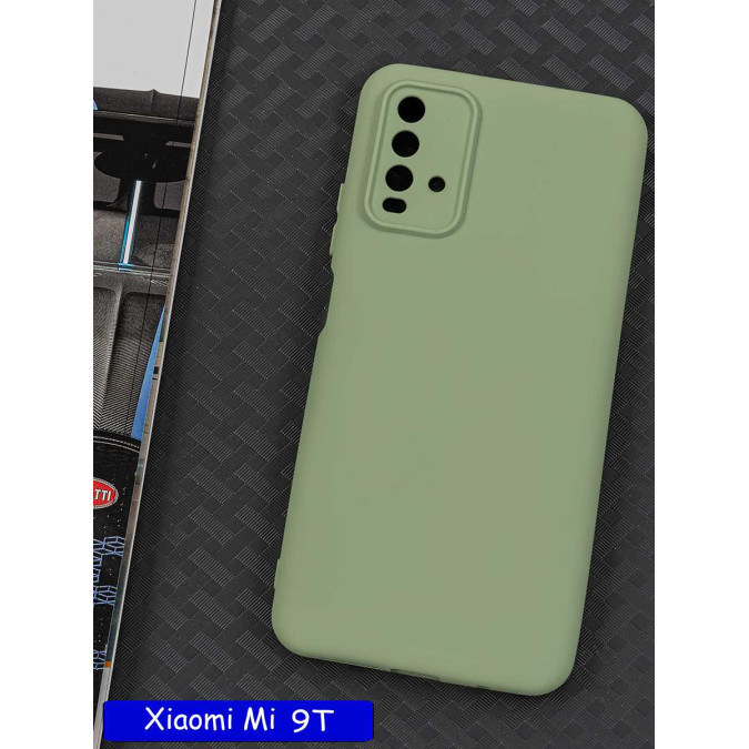 Чехол для Xiaomi Redmi 9T 2021. Светло-зеленый.