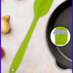 Лопатка силиконовая малая / зеленая