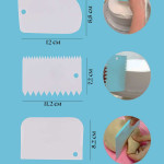 Набор кондитерских шпателей (3 шт.)