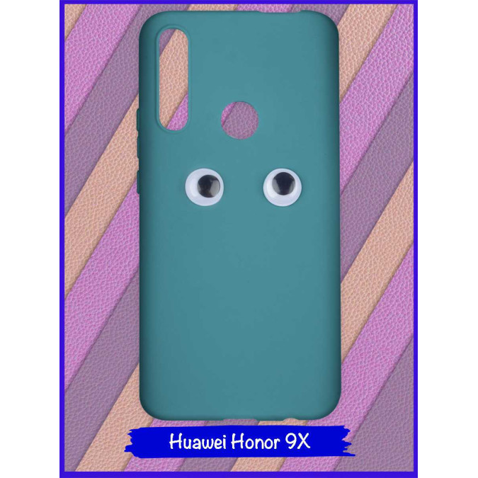 Чехол для Huawei Honor 9X / Huawei P Smart Z / Huawei Y9 Prime 2019. Глаза. Морская волна.