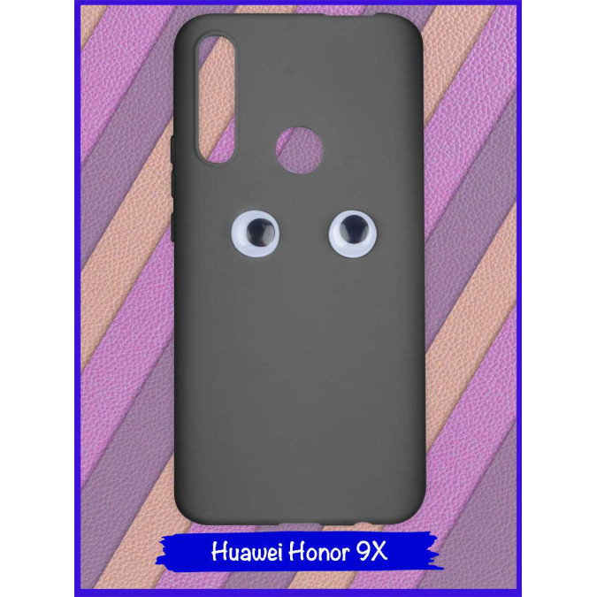 Чехол для Huawei Honor 9X / Huawei P Smart Z / Huawei Y9 Prime 2019. Глаза. Черный.