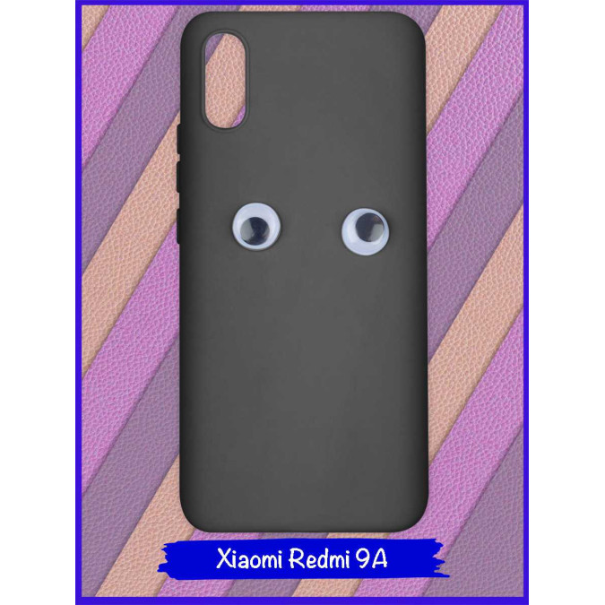 Чехол для Xiaomi Redmi 9A. Глаза. Черный.