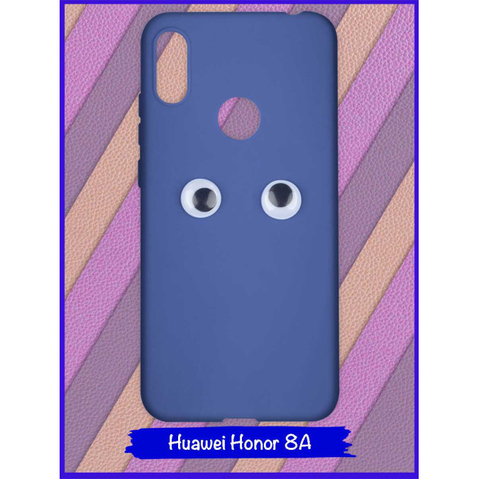 Чехол для Huawei Honor 8A / Huawei Y6s (2019) / Huawei Y6 Prime (2019). Глаза. Темно-синий.