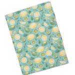 Коврик для сушки посуды. Лимон и лайм. Фисташковый.