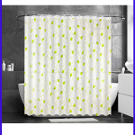 Штора для ванной. Рисунок тип 17 (12 колец в комплекте).