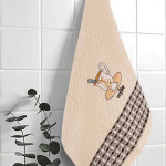 Полотенце кухонное с чашкой. Тип1.