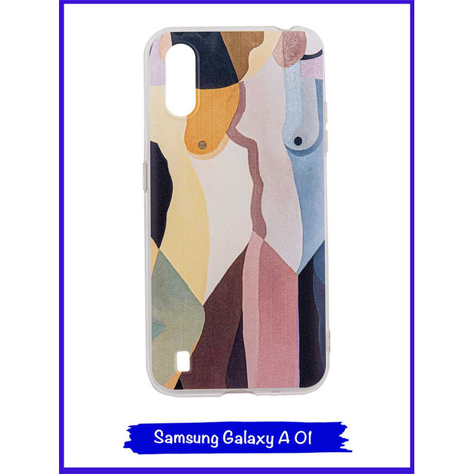 Чехол дизайнерский для Samsung Galaxy A01. Абстракция. Тип1.