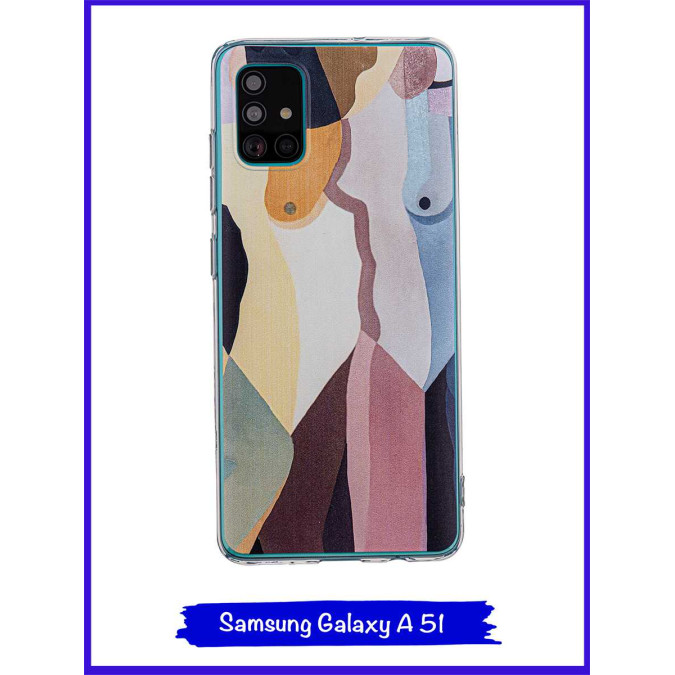 Чехол дизайнерский для Samsung Galaxy A51. Абстракция. Тип1.