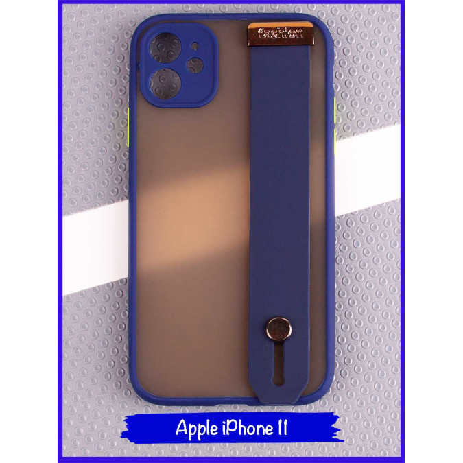 Чехол для Apple Iphone 11. Темно-синий.