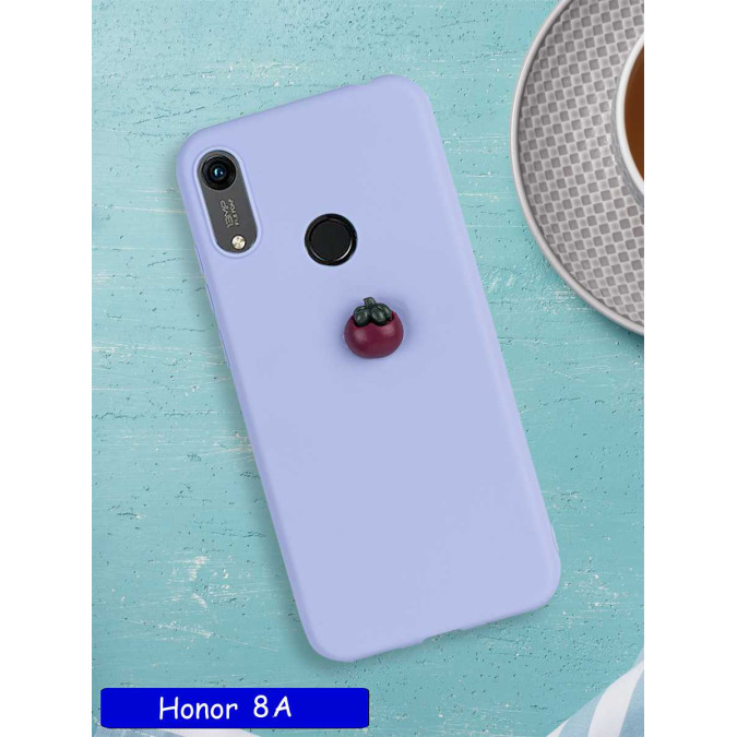 Чехол дизайнерский для Huawei Honor 8A / Huawei Y6s (2019) / Huawei Y6 Prime (2019). Сиреневый. Томат.