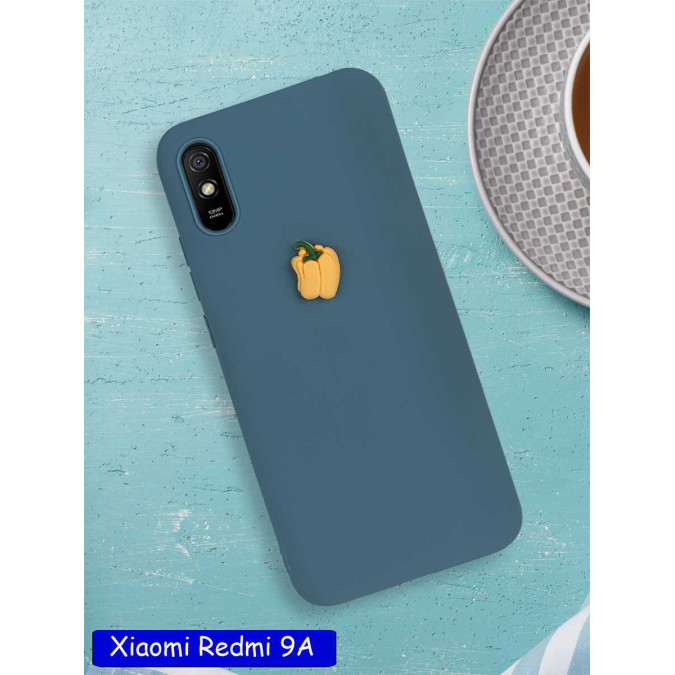 Чехол дизайнерский для Xiaomi Redmi 9A. Морская волна. Перец.