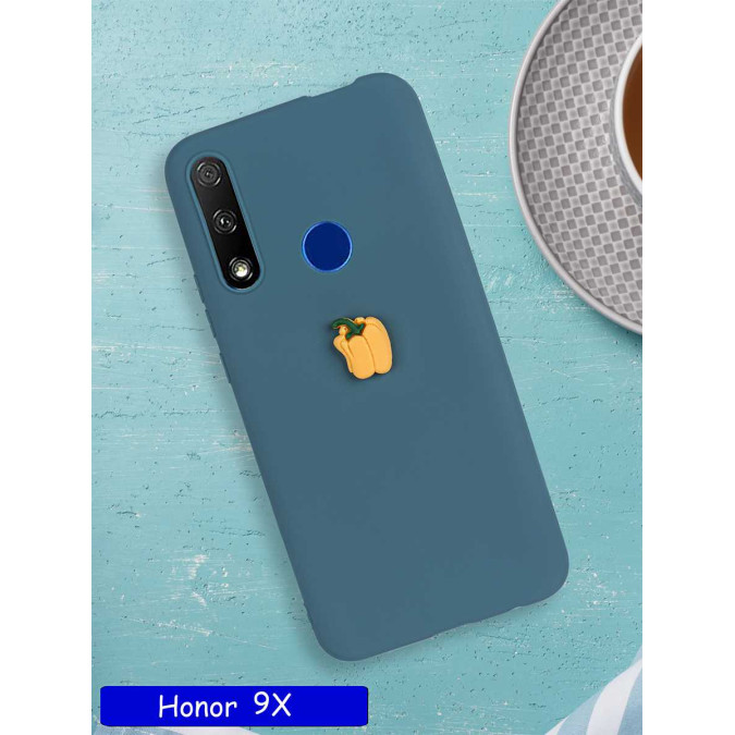 Чехол дизайнерский для Huawei Honor 9X / Huawei P Smart Z / Huawei Y9 Prime 2019. Морская волна. Перец.