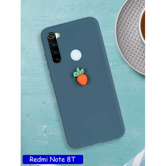 Чехол дизайнерский для Xiaomi Redmi Note 8T. Морская волна. Морковь.