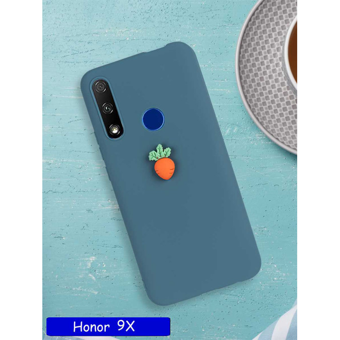 Чехол дизайнерский для Huawei Honor 9X / Huawei P Smart Z / Huawei Y9 Prime 2019. Морская волна. Морковь.