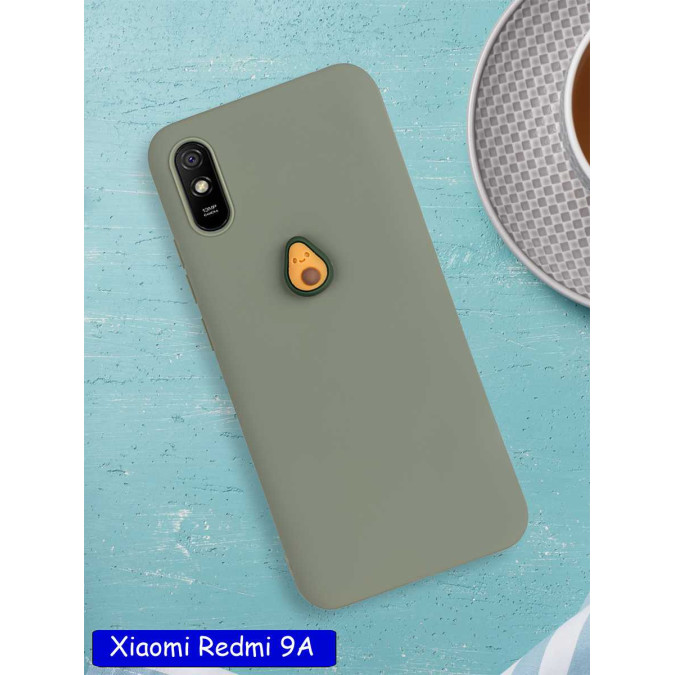 Чехол дизайнерский для Xiaomi Redmi 9A. Фисташковый. Авокадо.