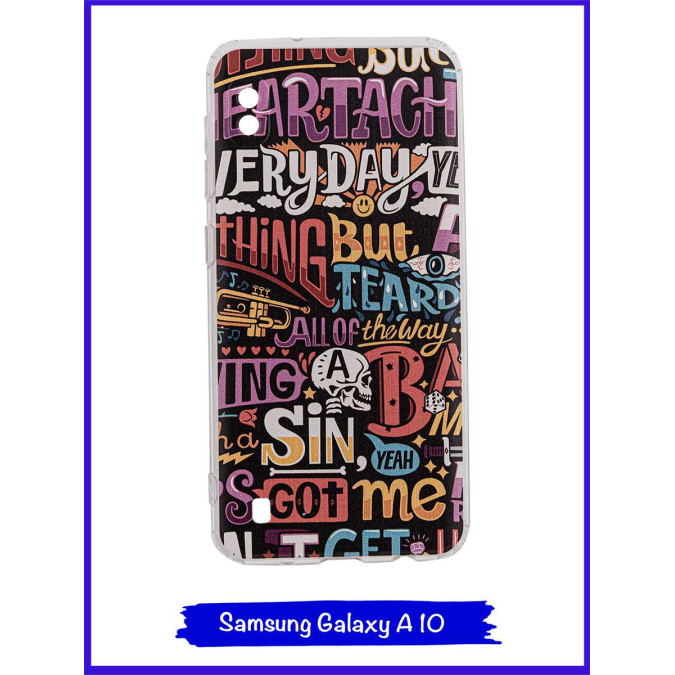 Чехол дизайнерский для Samsung Galaxy A10. All of the way.