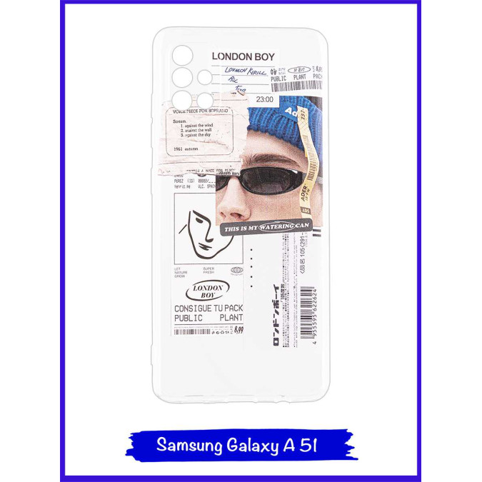 Чехол дизайнерский для Samsung Galaxy A51. London boy.