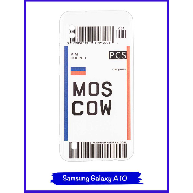 Чехол дизайнерский для Samsung Galaxy A10. Moscow.